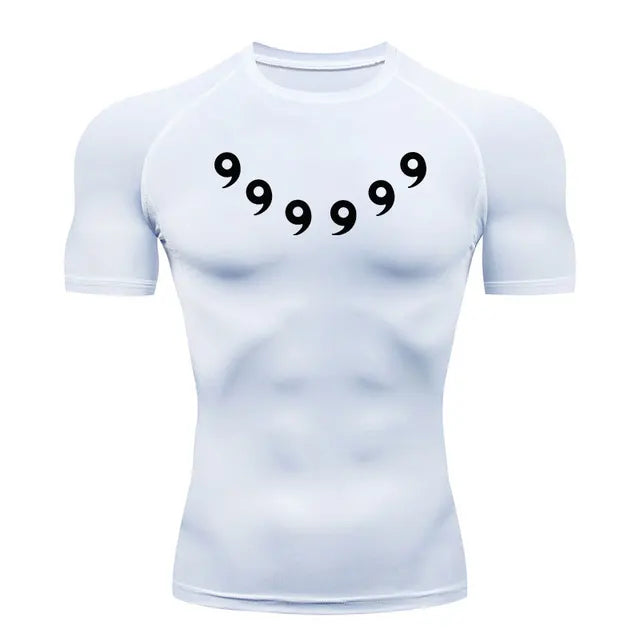 naruto compression shirt white