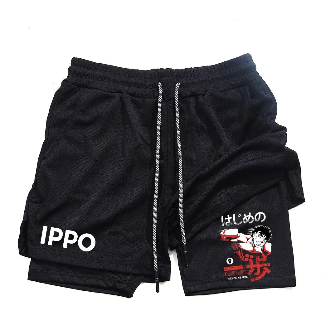 hajime no ippo shorts black anime