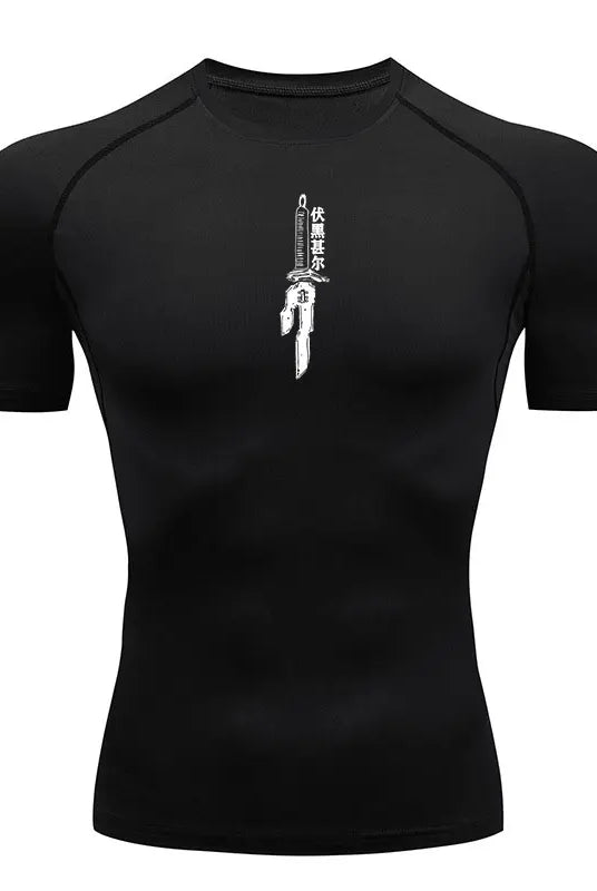 jujutsu kaisen toji shirt black anime