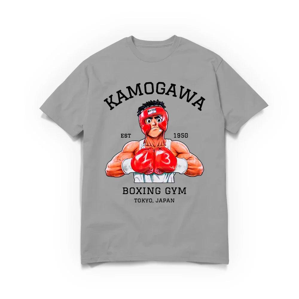 hajime no ippo shirt grey