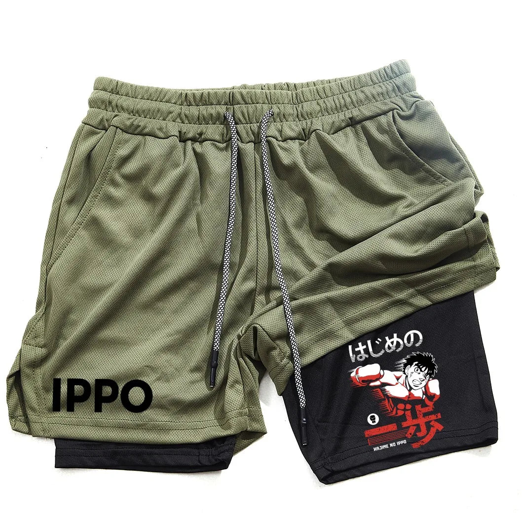 hajime no ippo shorts green anime