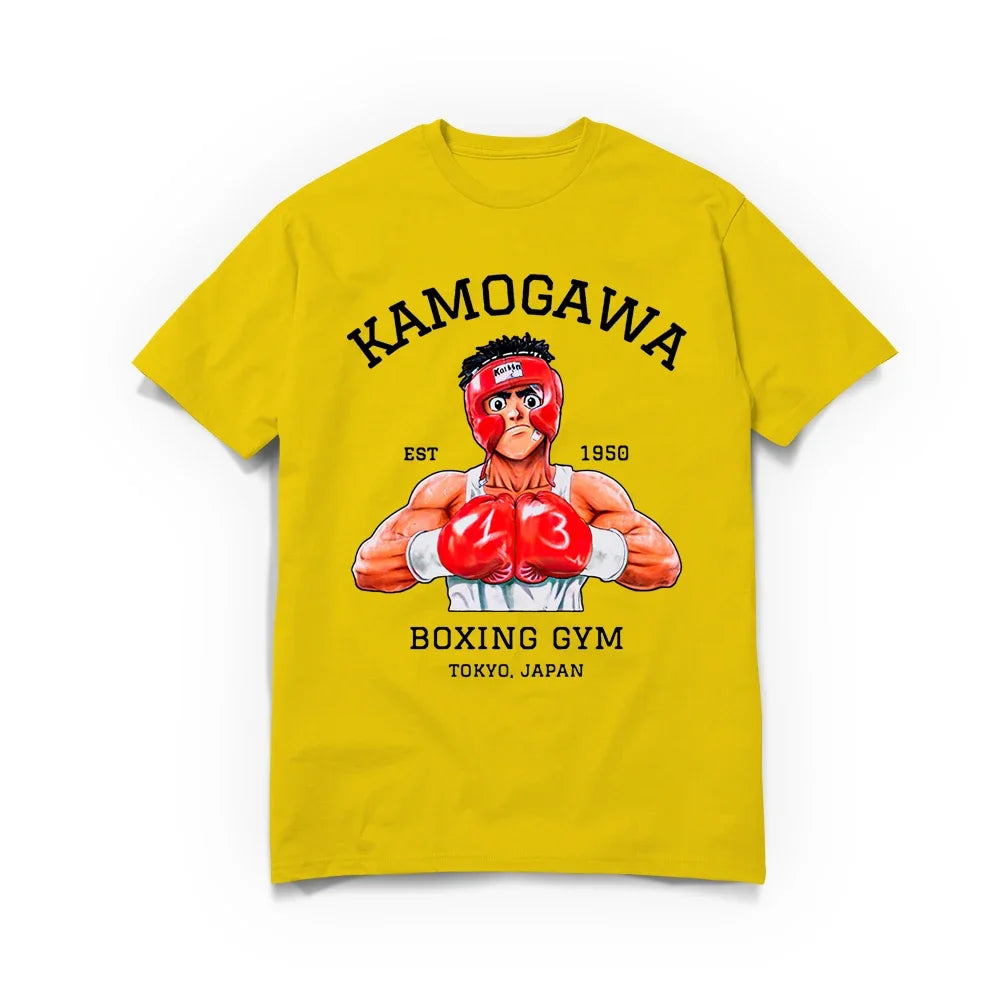 hajime no ippo shirt yellow