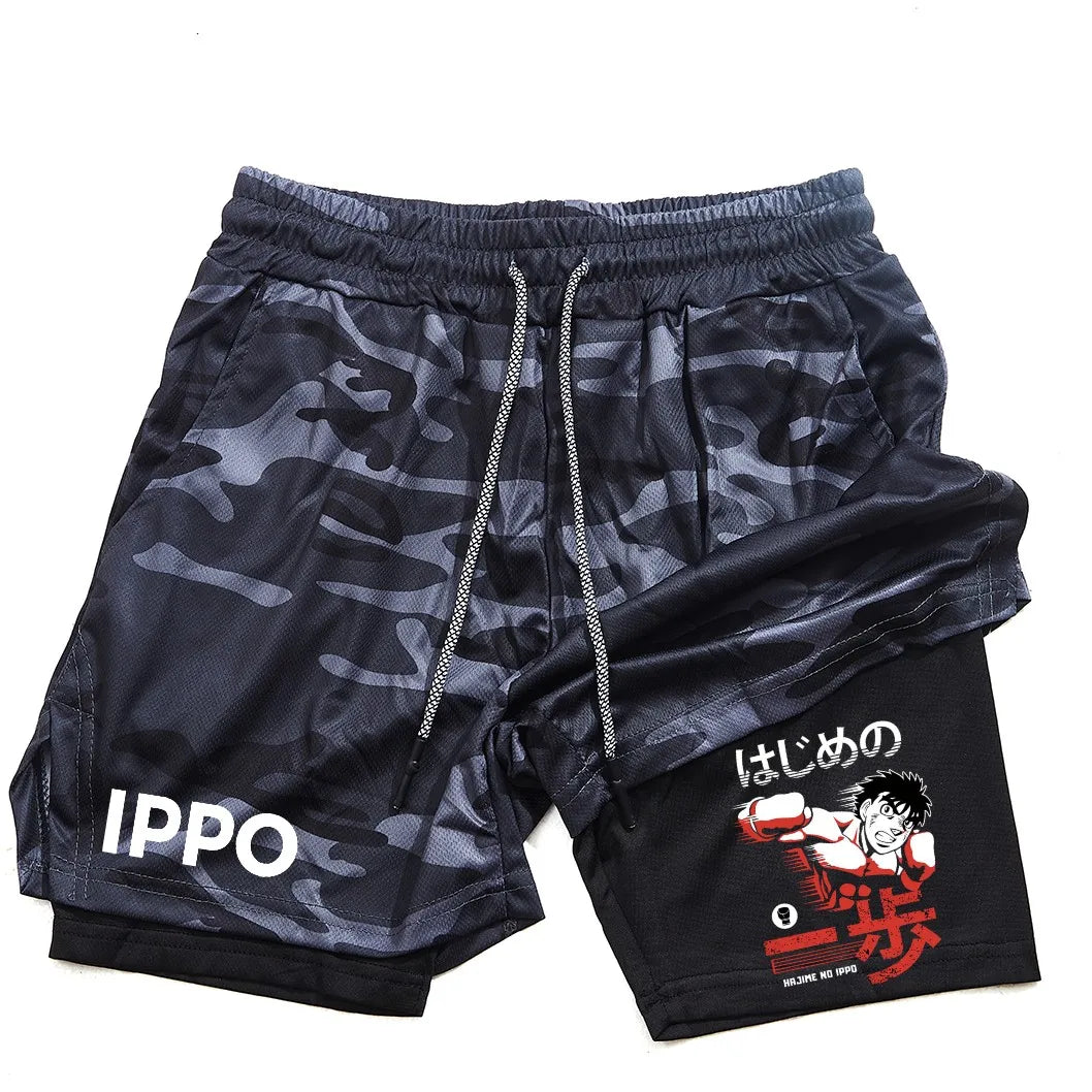 hajime no ippo shorts black anime