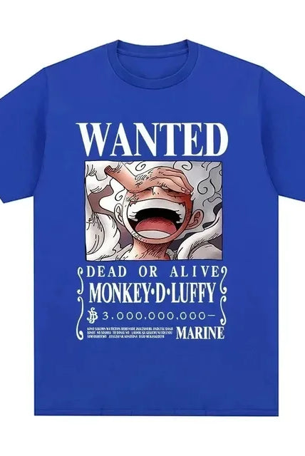 ichiverse one piece luffy gear five shirt blue gym