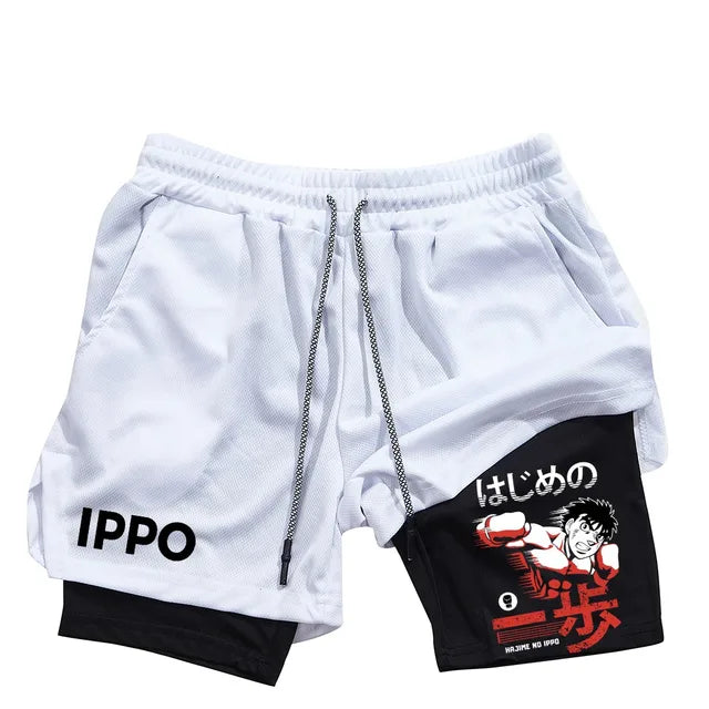 hajime no ippo shorts anime white