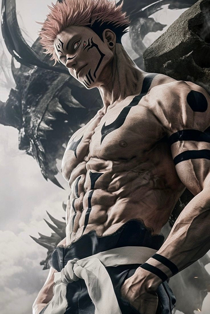 jujutsu kaisen jjk anime manga gym activewear clothes gojo sukuna