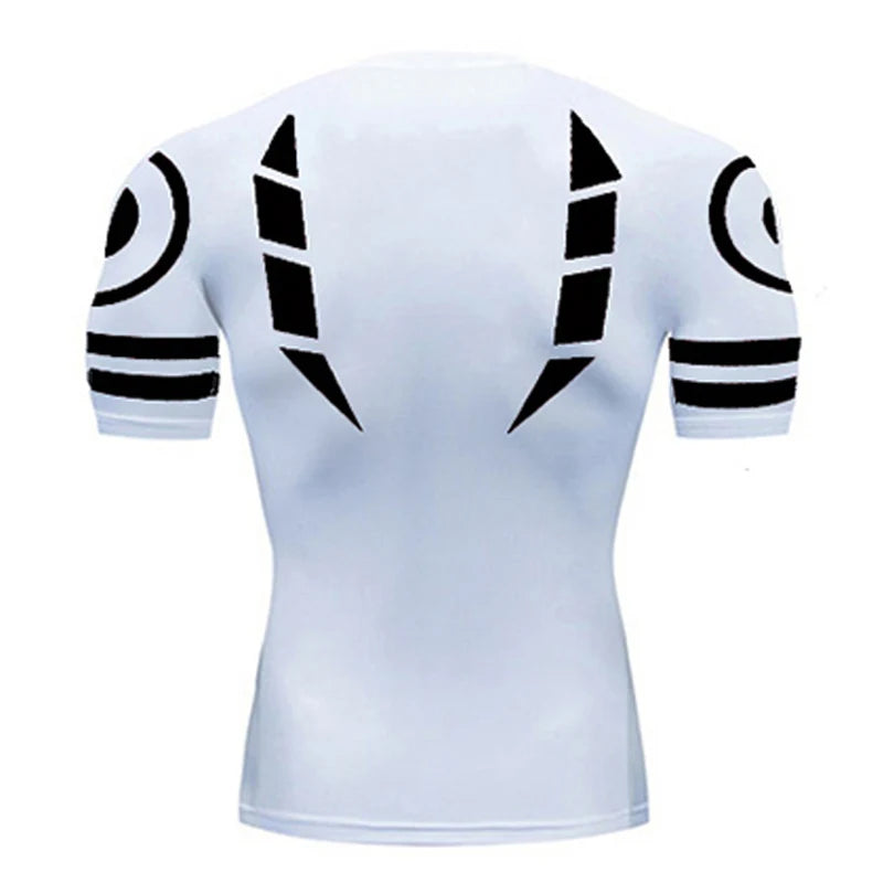ichiverse jujutsu kaisen jjk sukuna compression shirt white anime manga gym