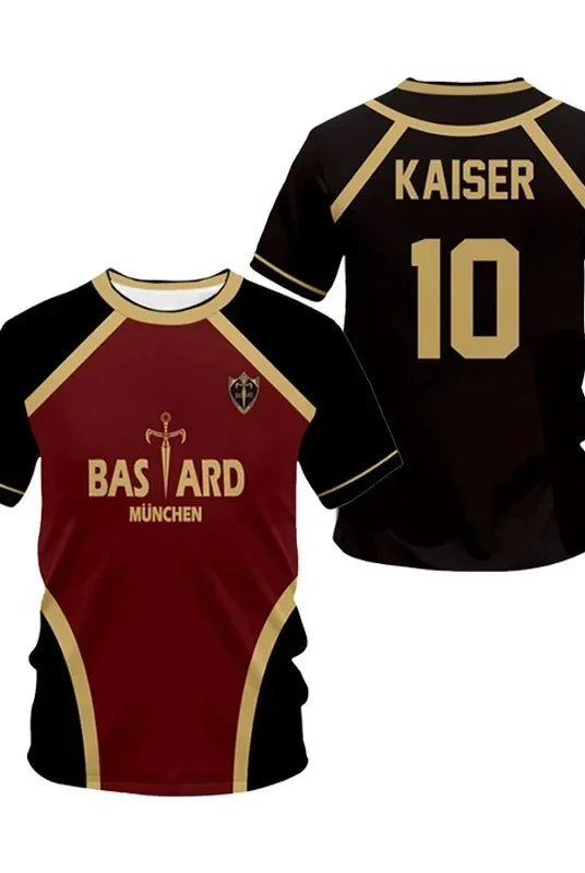 ichiverse blue lock shirt football soccer michael kaiser anime manga