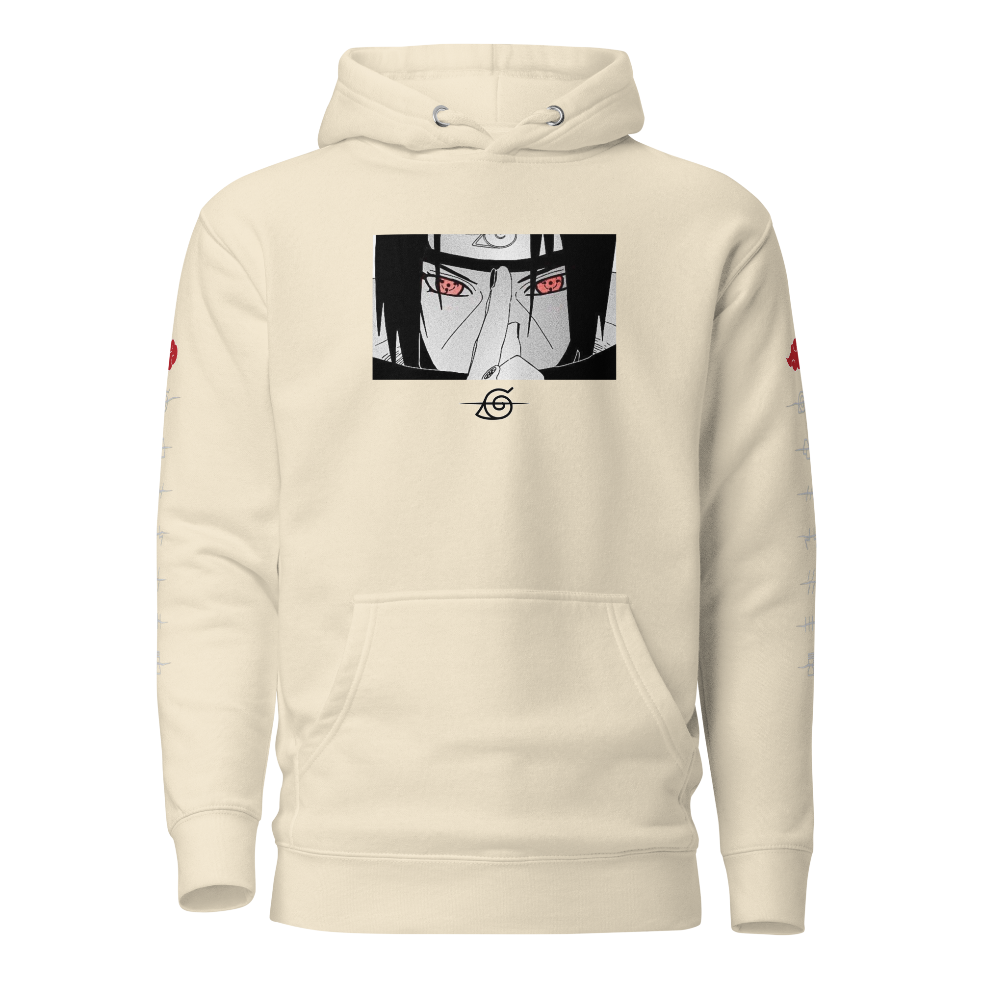 ichiverse naruto itachi hoodie anime manga cream