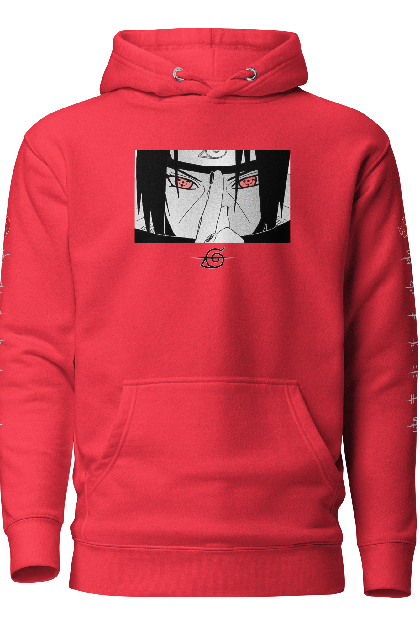 ichiverse naruto itachi hoodie anime manga red