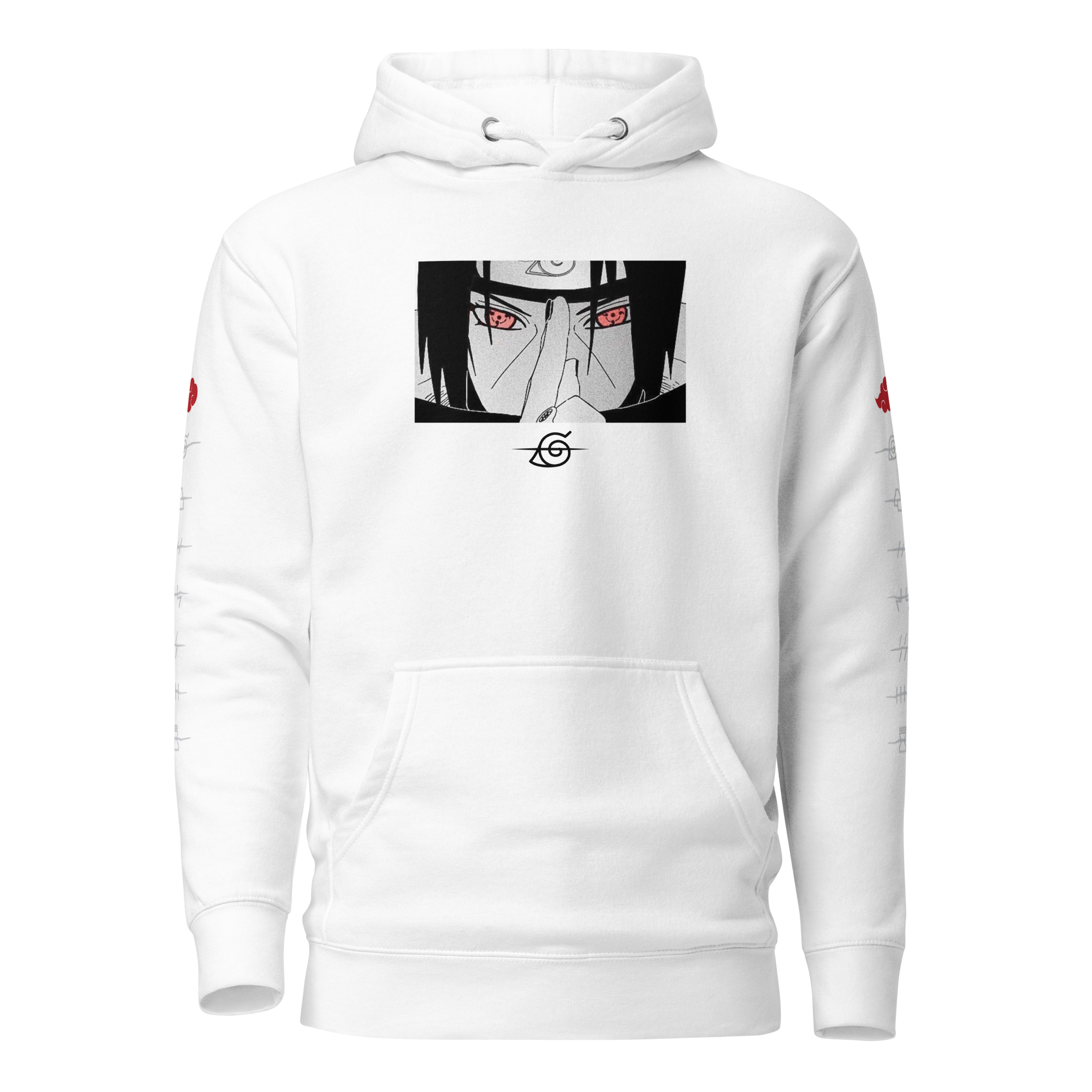 ichiverse naruto itachi hoodie anime manga white