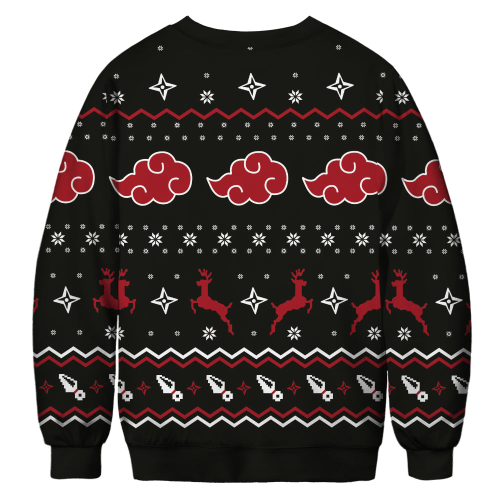 ichiverse christmas sweater jumper naruto akatsuki
