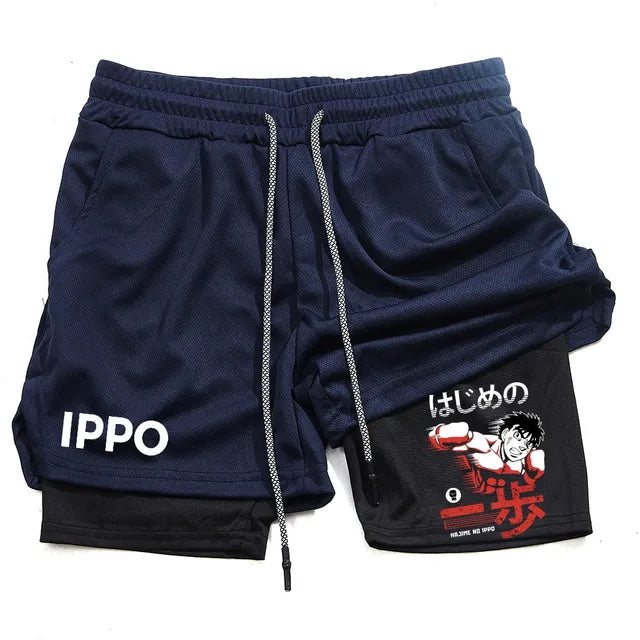 hajime no ippo shorts blue anime