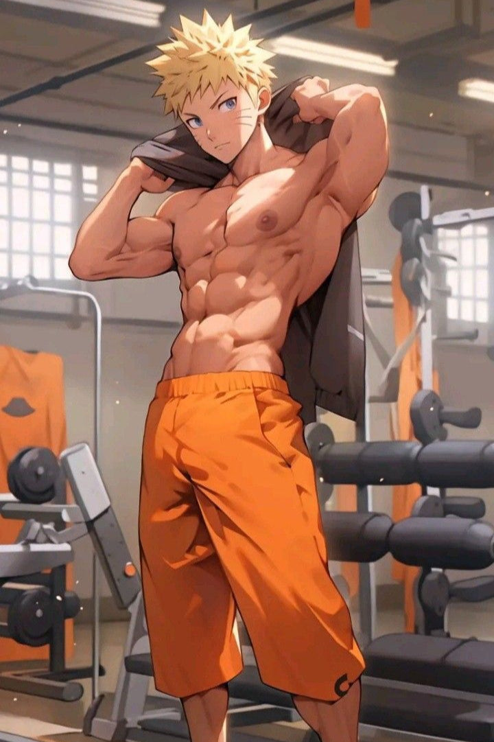Naruto gym activewear clothes anime manga