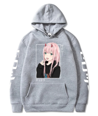 Darling in the FranXX | Modern Zero-Two Oversized Hoodie | Men's/Women's