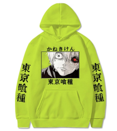 Ken Kaneki | Sudadera con capucha extragrande de Tokyo Ghoul | Hombres/Mujeres