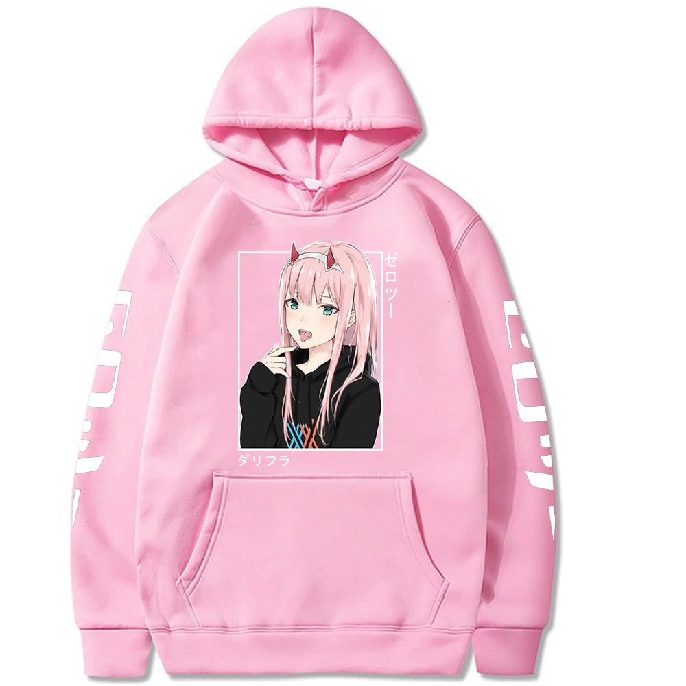 Darling in the FranXX | Modern Zero-Two Oversized Hoodie | Men's/Women's