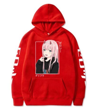 Darling in the FranXX Modern Zero Two Oversized Hoodie Men s Women IchiVerse