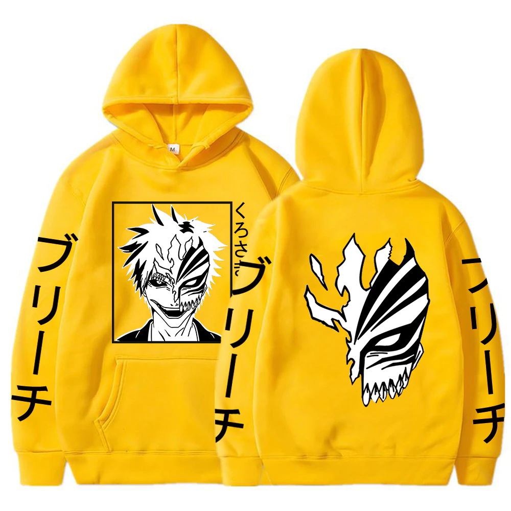 Ichigo Kurosaki | Sudadera con capucha de gran tamaño | Hombres/Mujeres